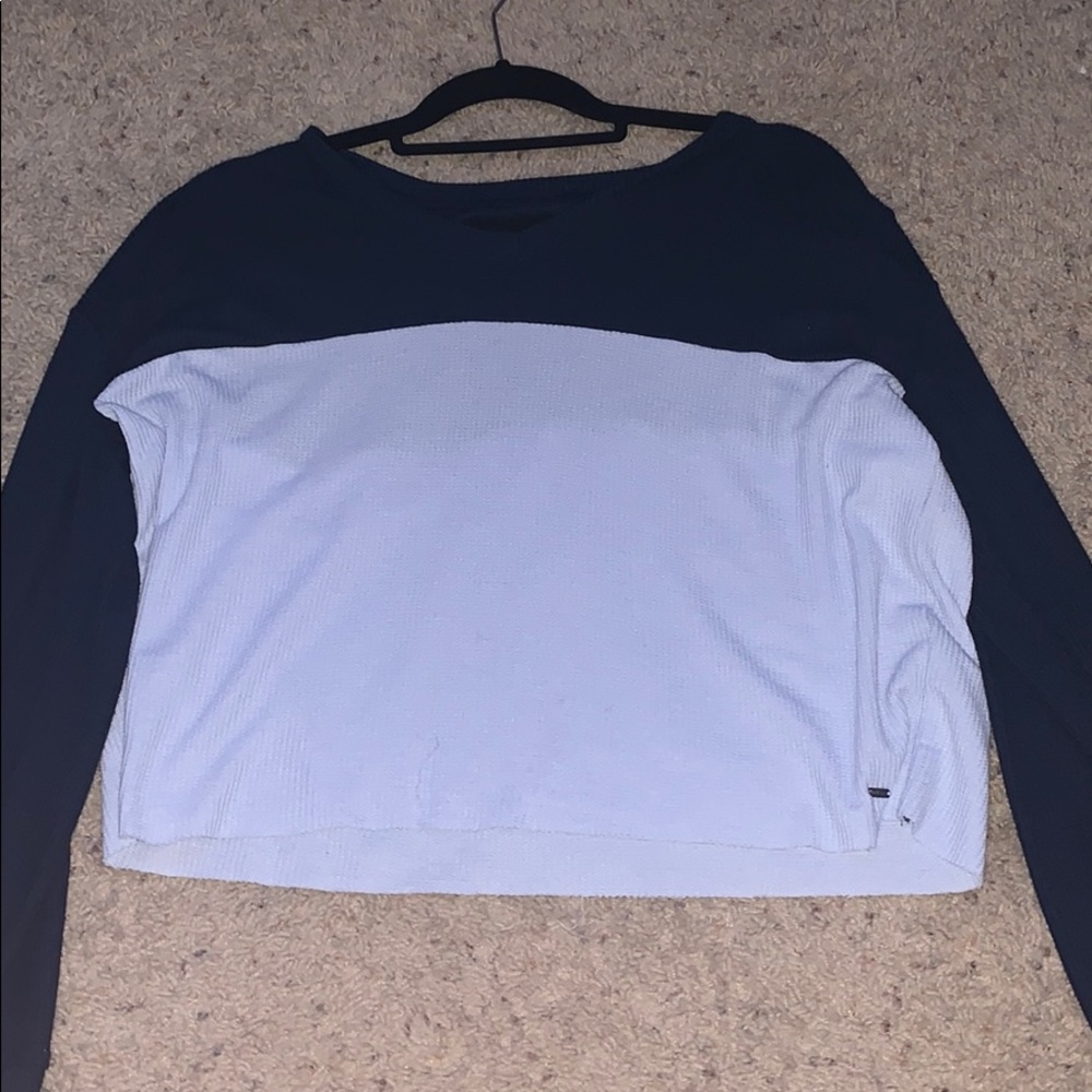 hollister waffle shirt